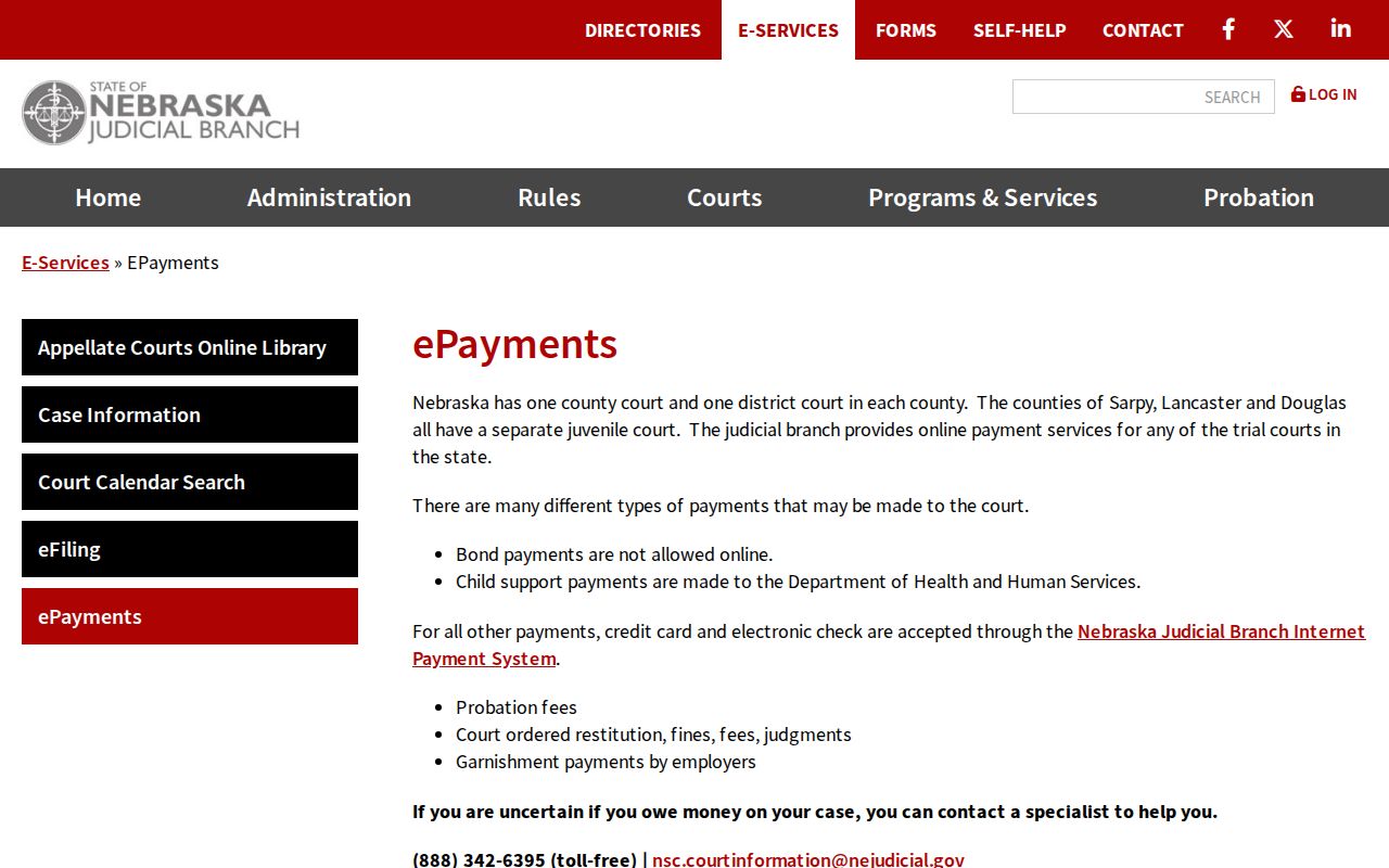 Hooker County active warrants court payment source