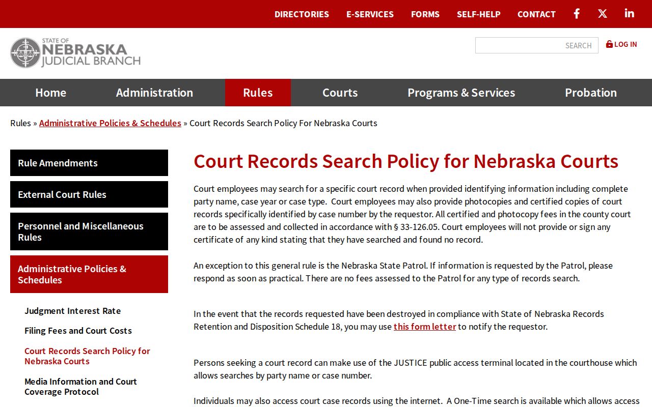 Hooker County active warrants court records policy source