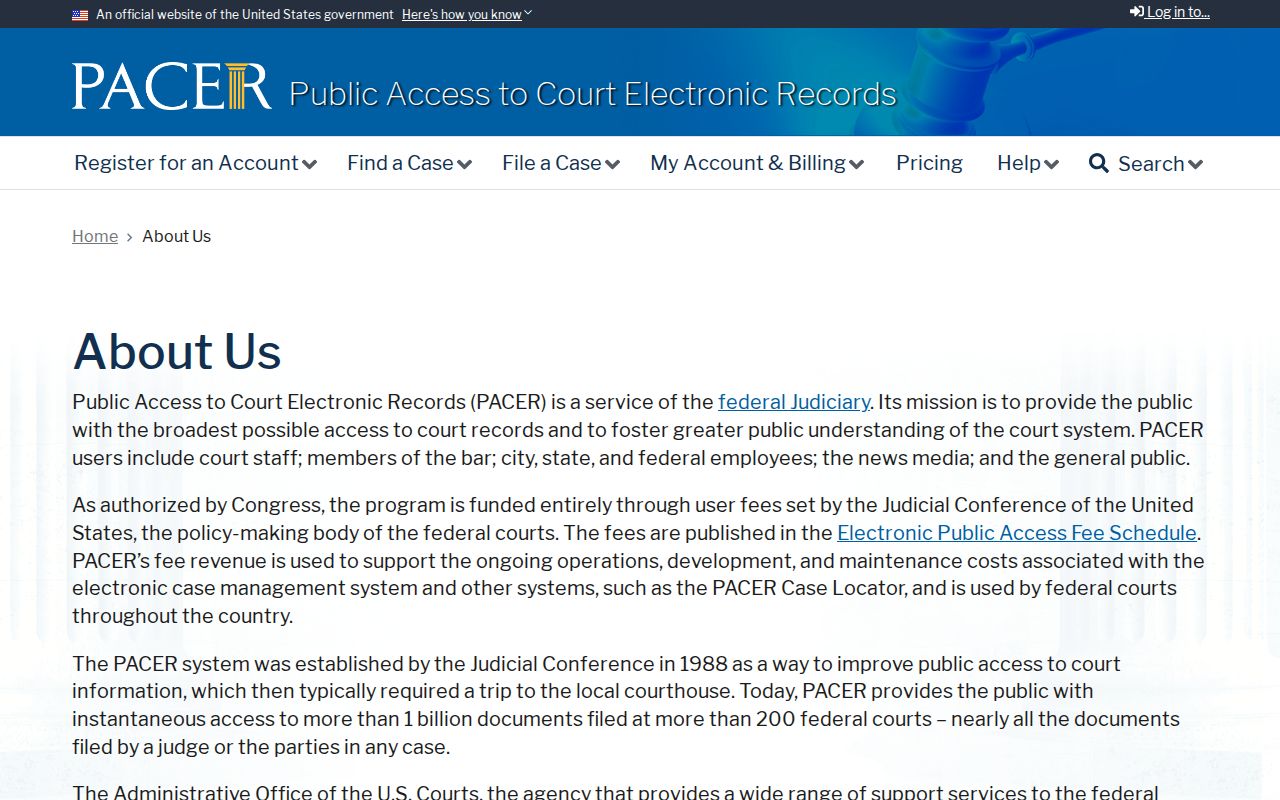 Hooker County most wanted federal PACER access source